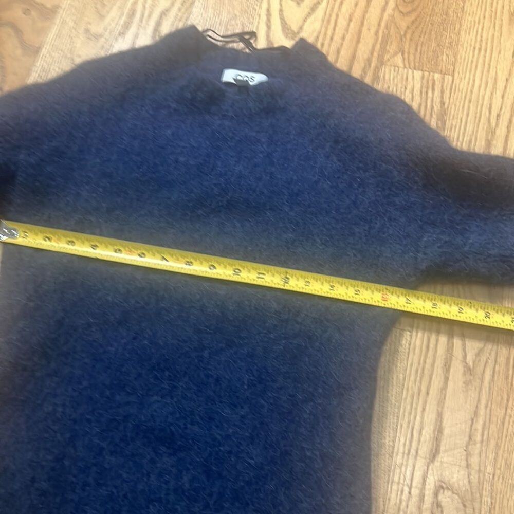 COS ALPACA WOOL BLEND BLUE SWEATER SIZE XS - Picture 4 of 5